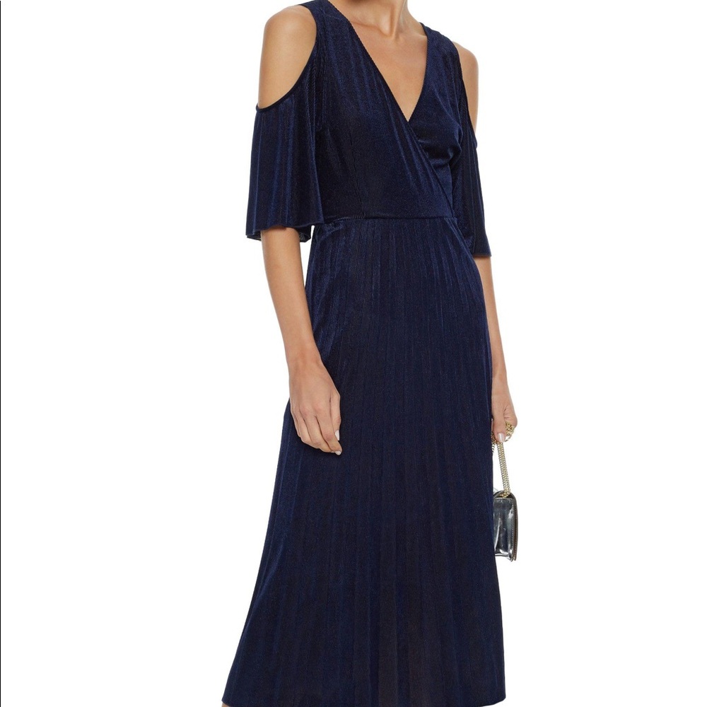 Maje ragui maxi dress, navy blue NWT